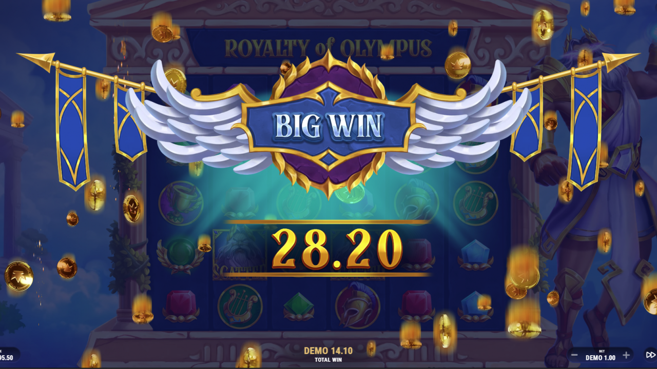 Royalty of Olympus casino game